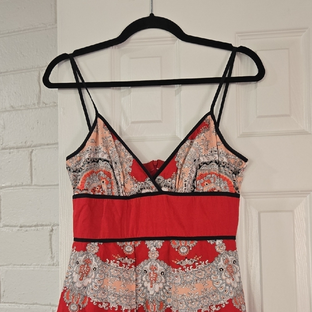 Speechless Red and Black Lace Mini Dress - Picture 2 of 6